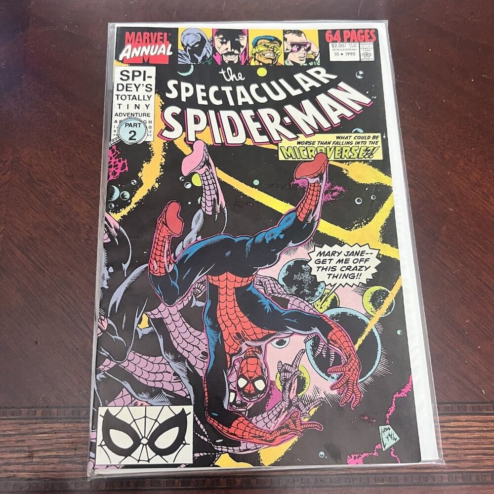 The Spectacular Spider-Man Annual #10 (Marvel Comics 1990) Great Condition